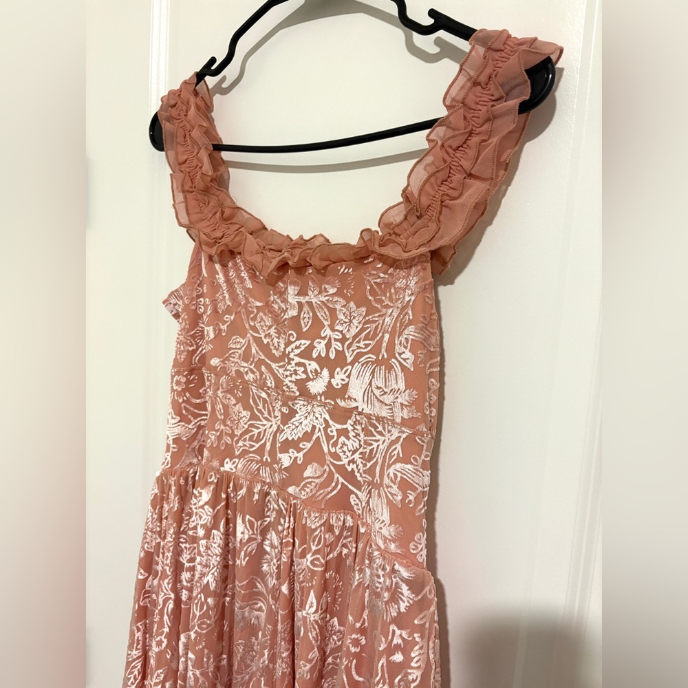 Urban Outfitters Mini Rose Pink Dress, Size Large, Formal, Cocktail Party Dress - Picture 12 of 12